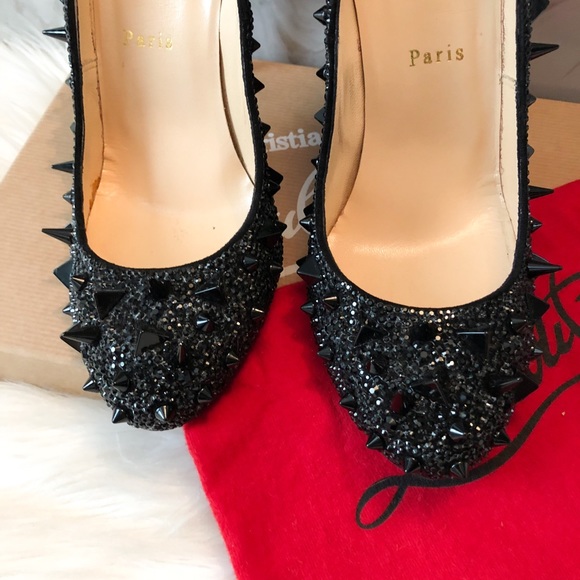 Christian Louboutin Strass Pot Pourri Fifi Heels - Picture 6 of 8